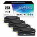 INK E-SALE Replacement for HP CF226X Black Toner Cartridges, 4 packs